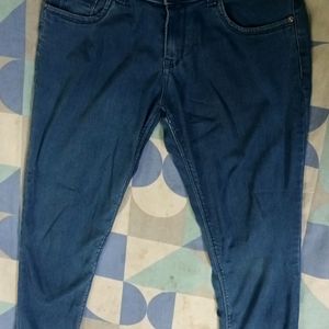 Women Blue Strechable Jeans