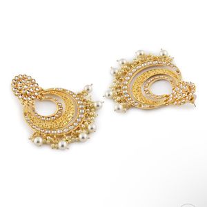 Gold Plated Kundan Earrings