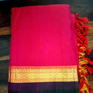 New Pure Mysore Silk Sare With Blouse Material