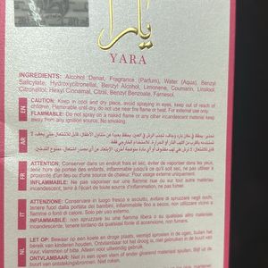 Lattafa Yara 10 ml sample