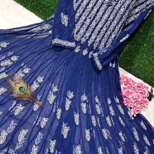 Chickenkari Umbrella Long Gown Style Frock