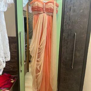 Designer Avinash Kumar Party Drape Gown