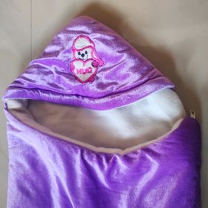 Beautiful Purpal Colour Baby Sleeping Bag😍