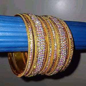 Metal Multicolor Bangles/Kada