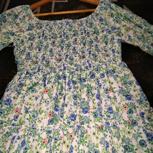 Victorian Ditsy Floral Print Dress