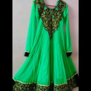 Flared Anarkali Dress 💚