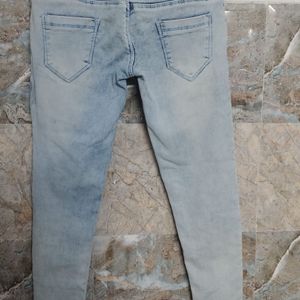 Trendy High Waist Skinny  Denium Jeans