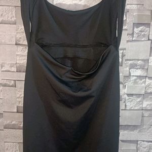 Backless Black Dress