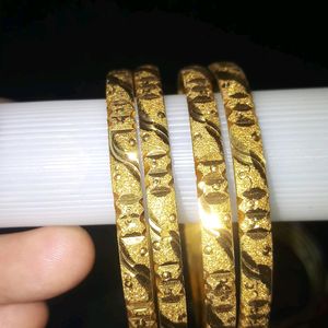 Gold Covered Bangles