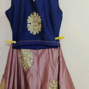 Embroidered Lehnga Dress