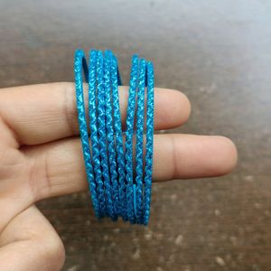 Blue Bangles 8 + Red (6) + 4 Goldred