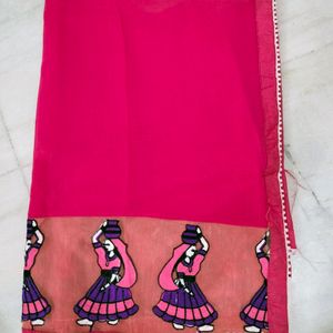 Embroidery Work Saree