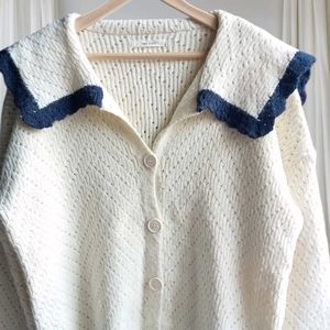 Vintage Collared Cardigan