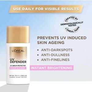 Loreal Paris UV Defender Sunscreen With SPF50+++