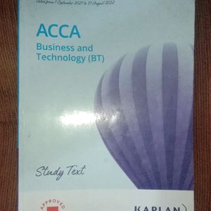 ACCA Business And Technology (Study Text)Book