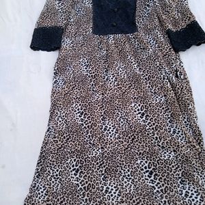 Tiger Printed Kurti