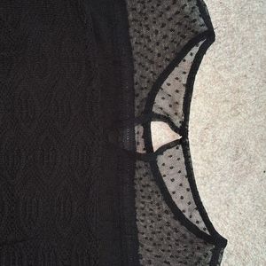 Black Net Party/formal Top