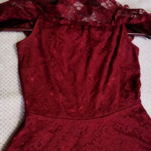 Red Lace Dress