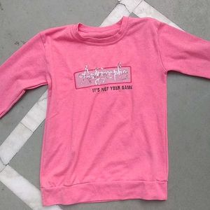 Full Sleeves Of Pink Tshirt