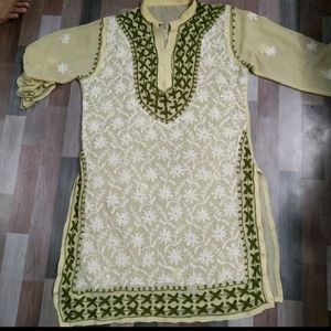 Chickenkari Sequence kurta