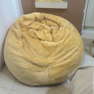 Cute Furry Prefilled Bean Bag