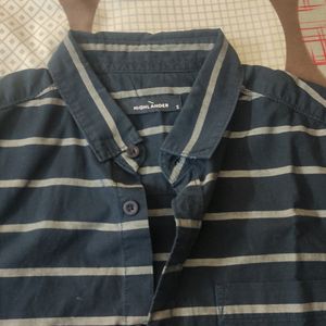 Highlander Blue & White Check Cotton Shirt