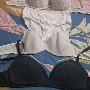 Combo Of Four Imported Fabric Bra N Panty