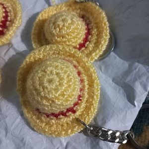 Luffy Straw Hat Key Chain