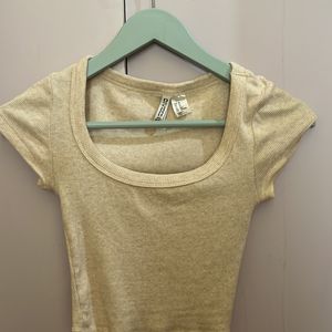 H&m Cropped Beige Top