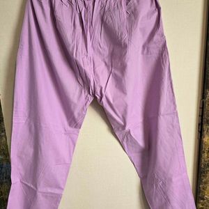 Pure Cotton Lavender Trousers