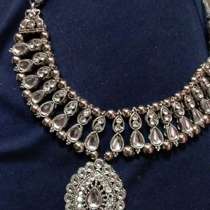 Pretty Silver Colour Necklace