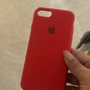 Red Silicon Original Phone Case iPhone 7 Or 8