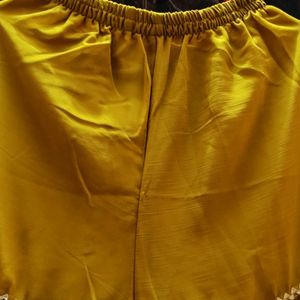 Mustard Sharara Suit Set