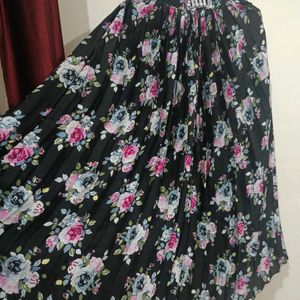 Floral Print Long Skirt