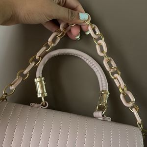 Light Peach Colour Sling Bag