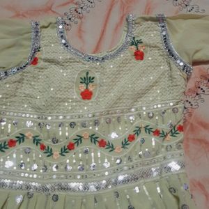 Girls Gharara Frock With Dupatta