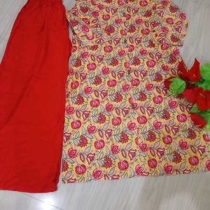 Brand New Big Size Pure Cotton 2 Piece Kurta Set