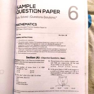 Class 10th Board Exam Sample Question Papers