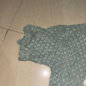 Pinterest Sea Green Crochet Shrug