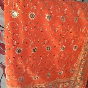 Ful Sitara Work Saree