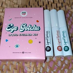 MyGlamm POPxo Eye Gotchu Liquid Eyeliner Kit (3Pcs)