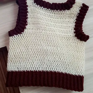 A Hand Crocheted Sweater Top