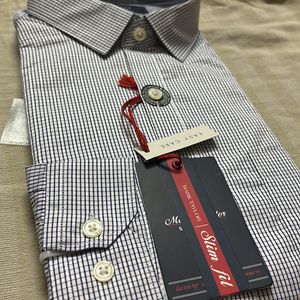 Offer-Men Slim Fit Small Blue Checked Of 40in