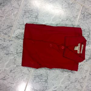 Red Color Men's  Shirts