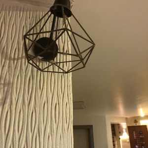 Rot Iron Wall Lamp