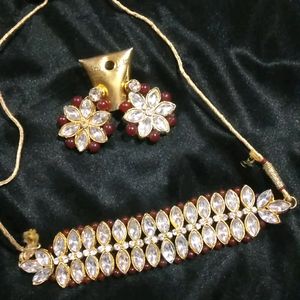 Necklace With Earring Set