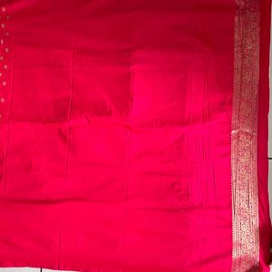 Brand New Rani Pink Saree