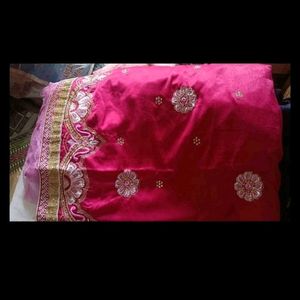 Heavy Bridal Sareee With Blouse