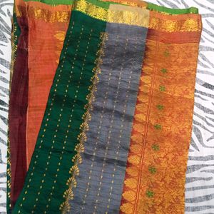 pure Kanchi pattu saree