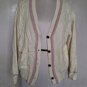 Loose Fitting drop Shoulder Cardigan